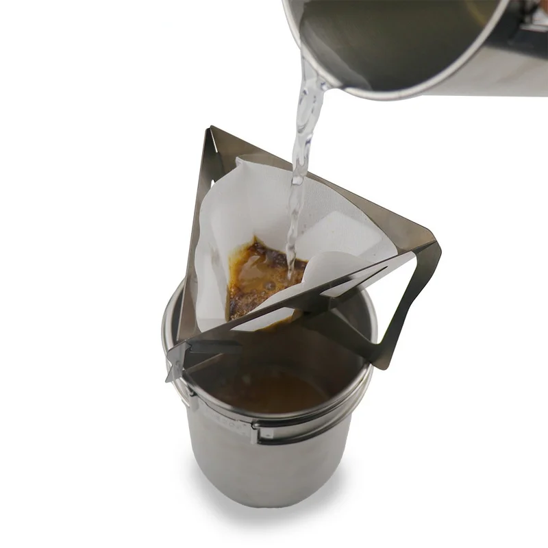Stainless Steel Coffee Filter Cup Folding Portable Reusable Coffee Dripper Coffee Maker Tea Holder with Storage Bag for Outdoor 
Stainless Steel Coffee Filter Cup Folding Portable Reusable Coffee Dripper Coffee Maker Tea Holder with Storage Bag for Outdoor