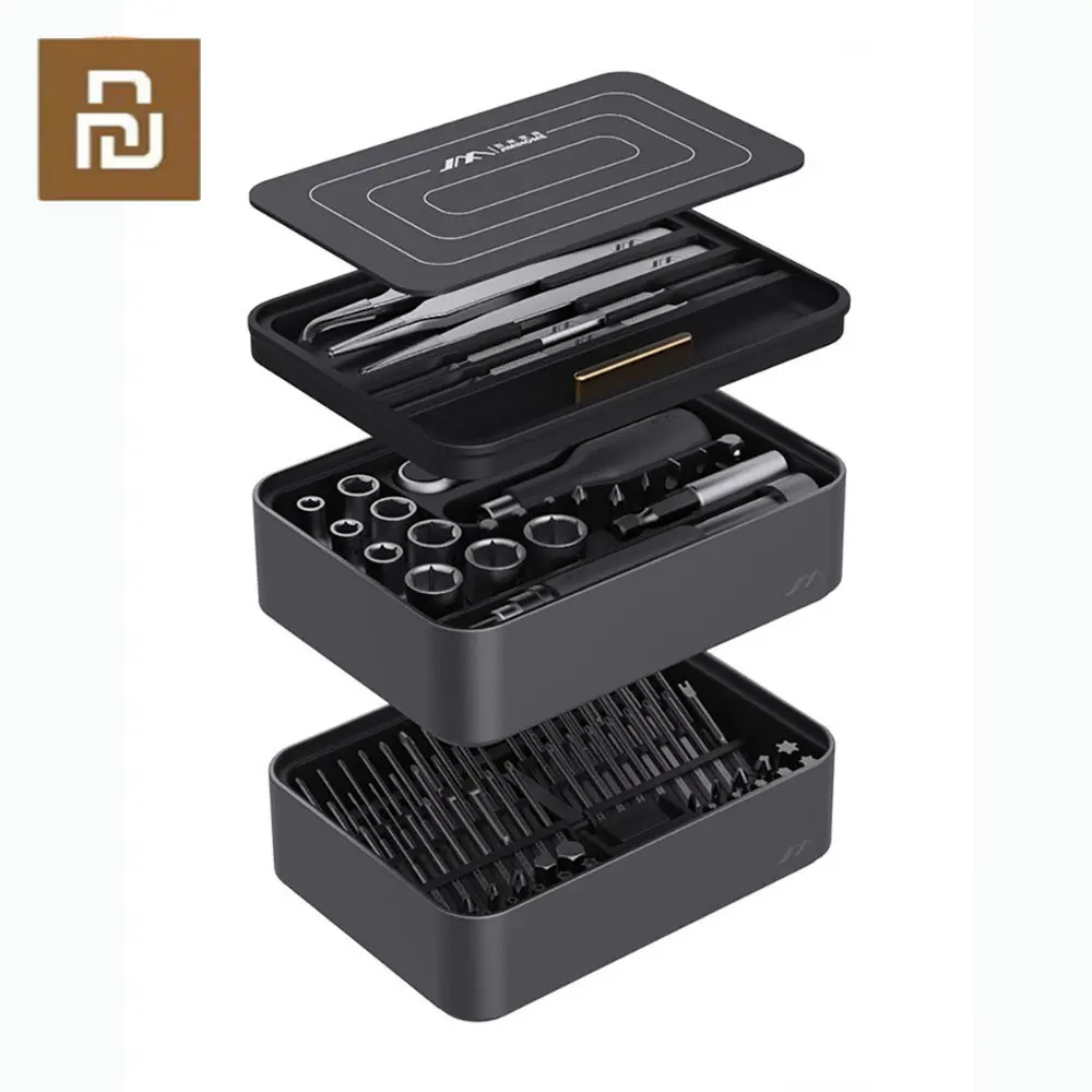 Xiaomi JIMIHOME FM3 100 in 1 Screwdriver Kit Magnetic Bits Tweezers Extension Rod Ratchet Sleeve Wrench Tools Screwdriver Set
Xiaomi JIMIHOME FM3 100 in 1 Screwdriver Kit Magnetic Bits Tweezers Extension Rod Ratchet Sleeve Wrench Tools Screwdriver Set