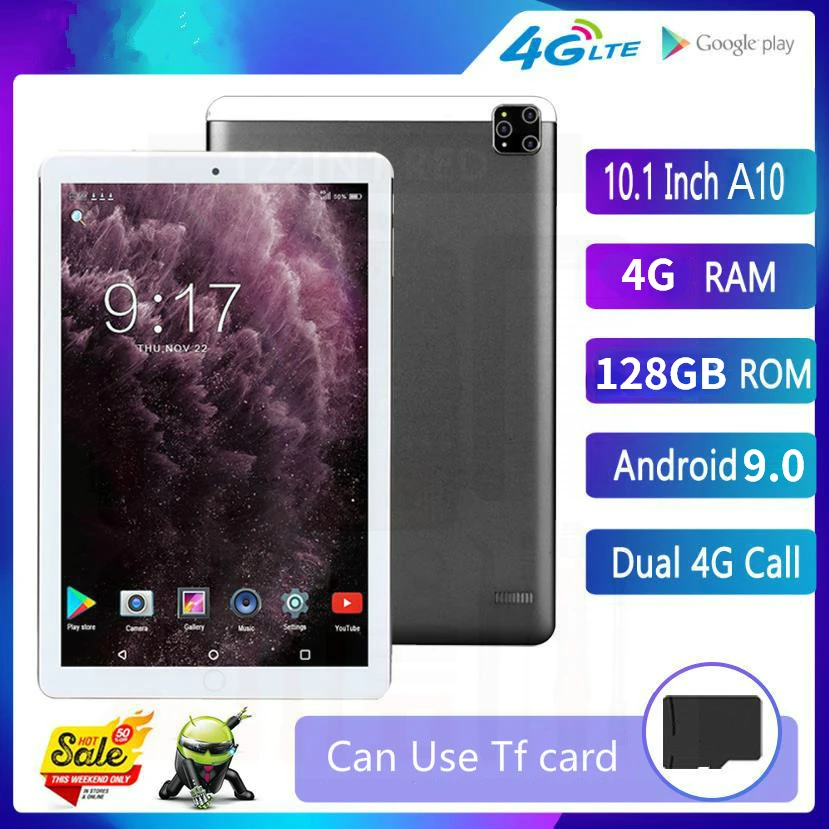 New Upgraded android 9.0 Tablet PC for Online Class 4GB RAM 64GB ROM Dual Sim Card 10.1Inch Octa Core Andoid WiFi Tablet
New Upgraded android 9.0 Tablet PC for Online Class 4GB RAM 64GB ROM Dual Sim Card 10.1Inch Octa Core Andoid WiFi Tablet
