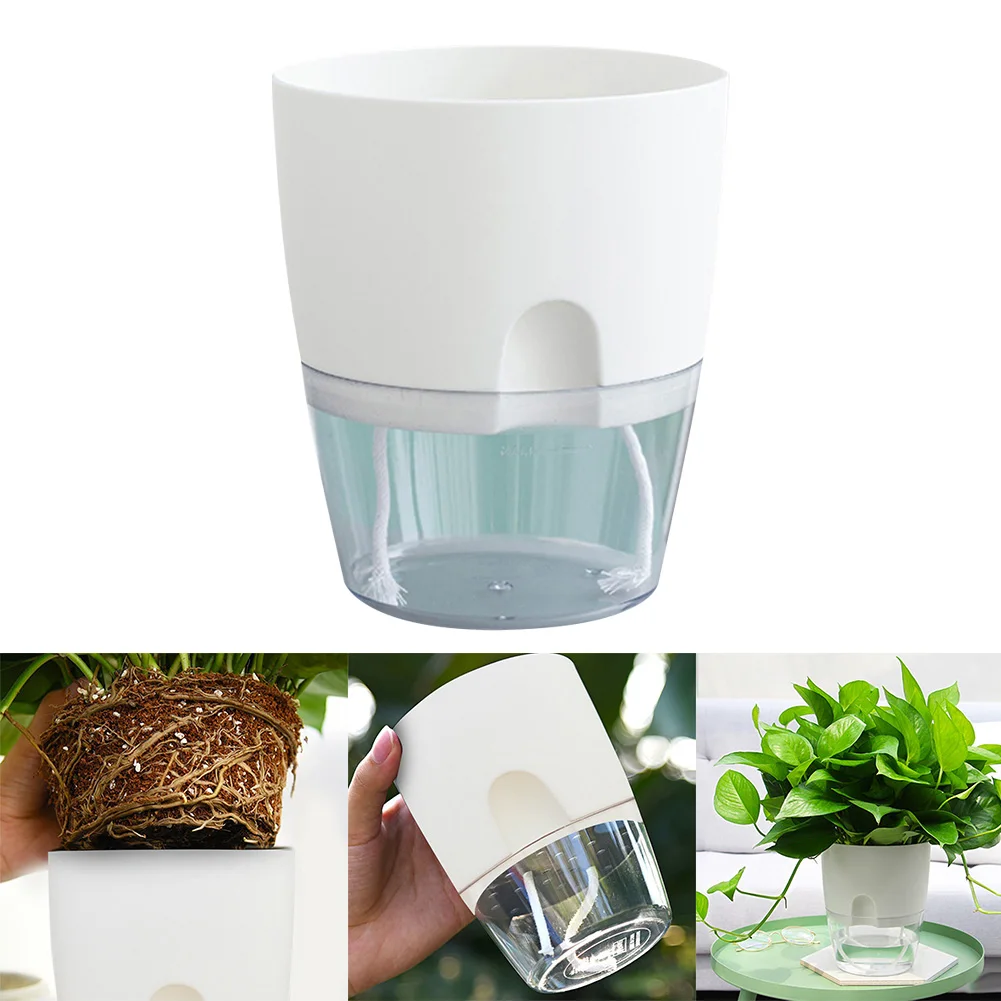 Self Watering Planter Pots Double Layer Plastic Flower Pot Succulent Plant Pot Indoor Home Flowerpot Plant Pot Garden Supplies
Self Watering Planter Pots Double Layer Plastic Flower Pot Succulent Plant Pot Indoor Home Flowerpot Plant Pot Garden Supplies
