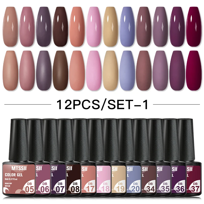 Mtssii 10/12pcs Gel Nail Polish Set Glitter Vernis Semi Permanent Soak Off Uv Led Hybrid Gel Varnish Base Top Coat Nail Gel Kit
Mtssii 10/12pcs Gel Nail Polish Set Glitter Vernis Semi Permanent Soak Off Uv Led Hybrid Gel Varnish Base Top Coat Nail Gel Kit