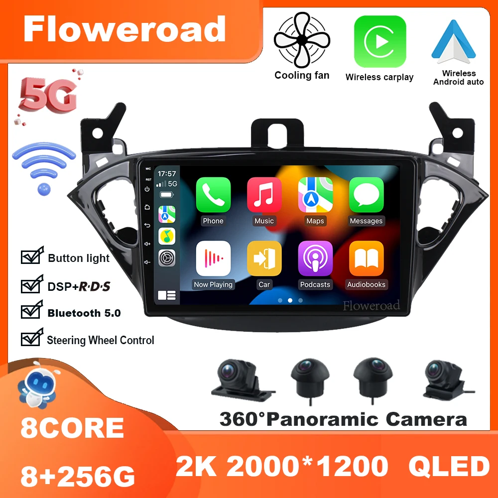 9 Inch Android 13 For Opel Corsa E 2014-2016 Car Video Multimedia Radio Navigation stereo GPS Carplay Auto BT5.0 5GWiFi
9 Inch Android 13 For Opel Corsa E 2014-2016 Car Video Multimedia Radio Navigation stereo GPS Carplay Auto BT5.0 5GWiFi