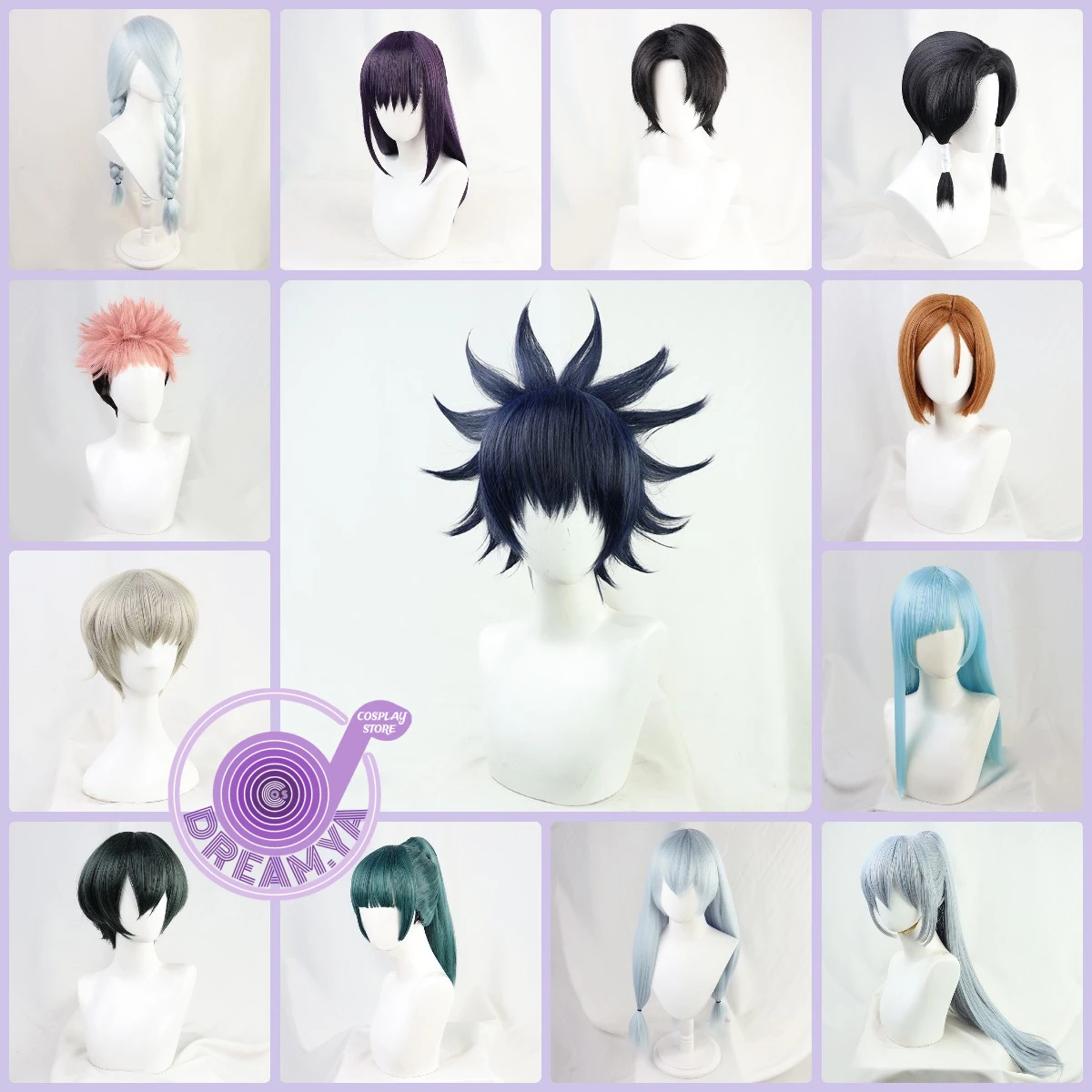 Парик для косплея джутсу кайсена из аниме фусигуро Мегуми нобара кугисаки Юджи итадора махито из синтетических волос для вечеринки на Хэлл...
Парик для косплея джутсу кайсена из аниме фусигуро Мегуми нобара кугисаки Юджи итадора махито из синтетических волос для вечеринки на Хэлл...