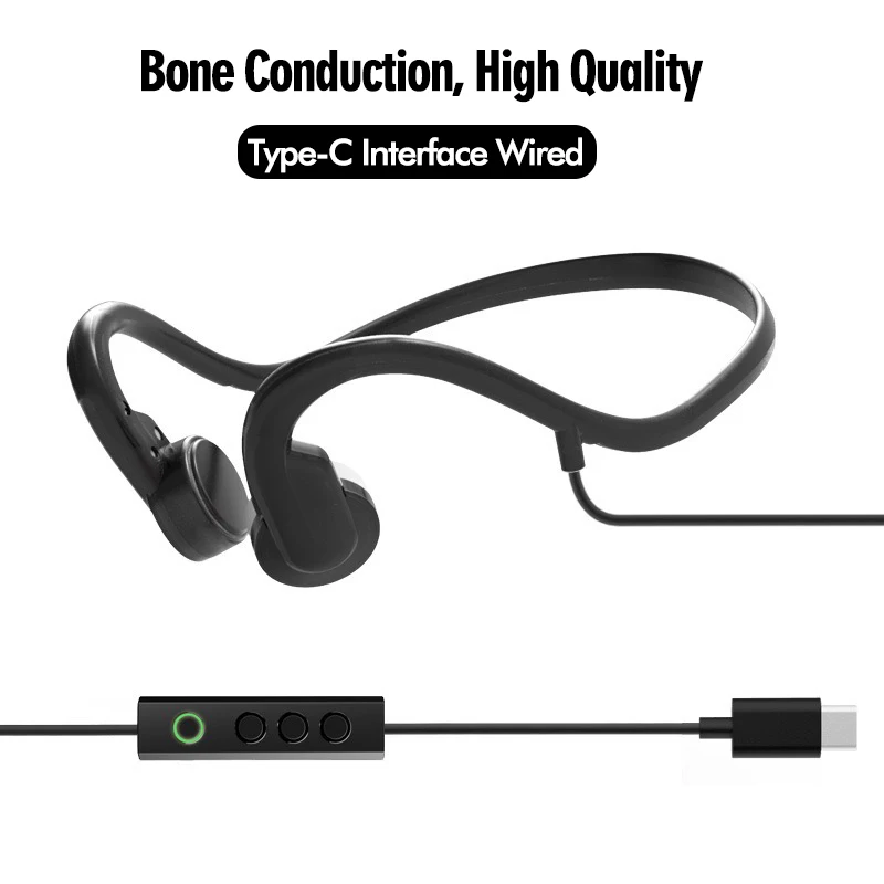 Наушники с костной проводимостью IPX4, водонепроницаемые, Тип C, наушники для бега, проводная Спортивная гарнитура с микрофоном, бесшумный выз... 
Наушники с костной проводимостью IPX4, водонепроницаемые, Тип C, наушники для бега, проводная Спортивная гарнитура с микрофоном, бесшумный выз...