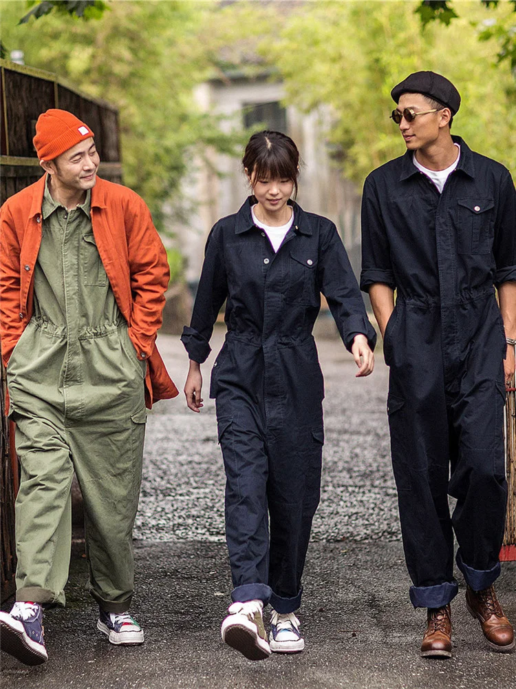 Ins 2023 New Men/Women Amekaji Multi-pockets Cargo Jumpsuit Overall Loose Casual Jumper Work Clothes Flying Suit
Ins 2023 New Men/Women Amekaji Multi-pockets Cargo Jumpsuit Overall Loose Casual Jumper Work Clothes Flying Suit