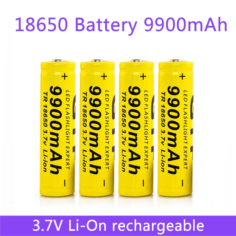 18650 battery 3.7V 9900mAh rechargeable Li-ion battery for Led flashlight Torch batery lithium battery+ Free Shipping
18650 battery 3.7V 9900mAh rechargeable Li-ion battery for Led flashlight Torch batery lithium battery+ Free Shipping