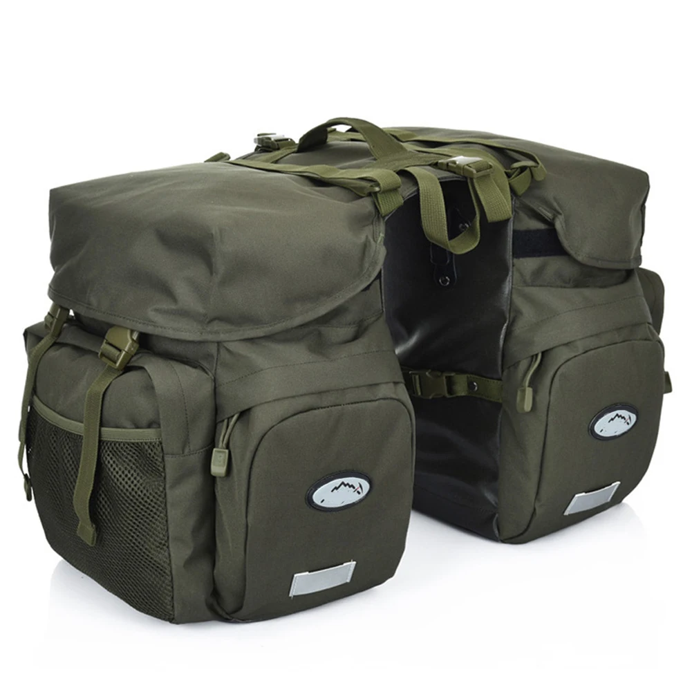 Wear Resistant 2 In 1 Back Seat Luggage Rear Rack Retro Pannier Storage Night Reflective 50L Bicycle Bag Carrying Large Capacity
Wear Resistant 2 In 1 Back Seat Luggage Rear Rack Retro Pannier Storage Night Reflective 50L Bicycle Bag Carrying Large Capacity