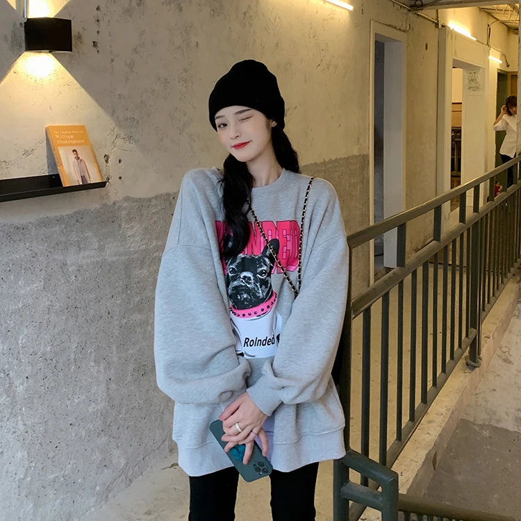 5802 women style loose hoodless couples suit letter printing fashion long-sleeved Sweatshirts
5802 women style loose hoodless couples suit letter printing fashion long-sleeved Sweatshirts