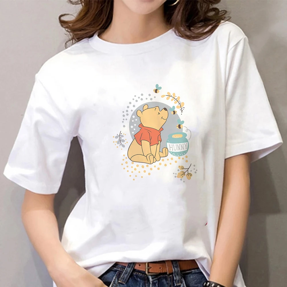 Girls Short Sleeve Pooh Bear T-shirt Women Harajuku Hip Hop Streetwear Tshirts Fashion New Winnie the Pooh T Shirt
Girls Short Sleeve Pooh Bear T-shirt Women Harajuku Hip Hop Streetwear Tshirts Fashion New Winnie the Pooh T Shirt