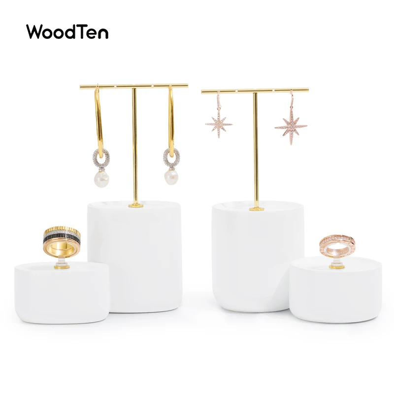 WoodTen Jewelry Display Prop for Ring Earrings Jewelry Accessories with Resin Metal White Jewelry Showing Shelf
WoodTen Jewelry Display Prop for Ring Earrings Jewelry Accessories with Resin Metal White Jewelry Showing Shelf