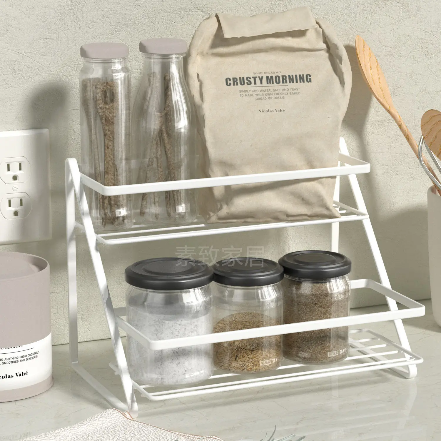 Multi-layer Racks Seasoning Bottles Kitchen Household Bathroom Cosmetics Storage Rack Countertop Multi-function Finishing Shelf
Multi-layer Racks Seasoning Bottles Kitchen Household Bathroom Cosmetics Storage Rack Countertop Multi-function Finishing Shelf