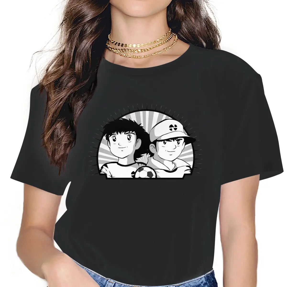 Winners Women Tshirts Captain Tsubasa Football Anime Aesthetic Vintage Female Clothing Large Cotton Graphic Clothes
Winners Women Tshirts Captain Tsubasa Football Anime Aesthetic Vintage Female Clothing Large Cotton Graphic Clothes