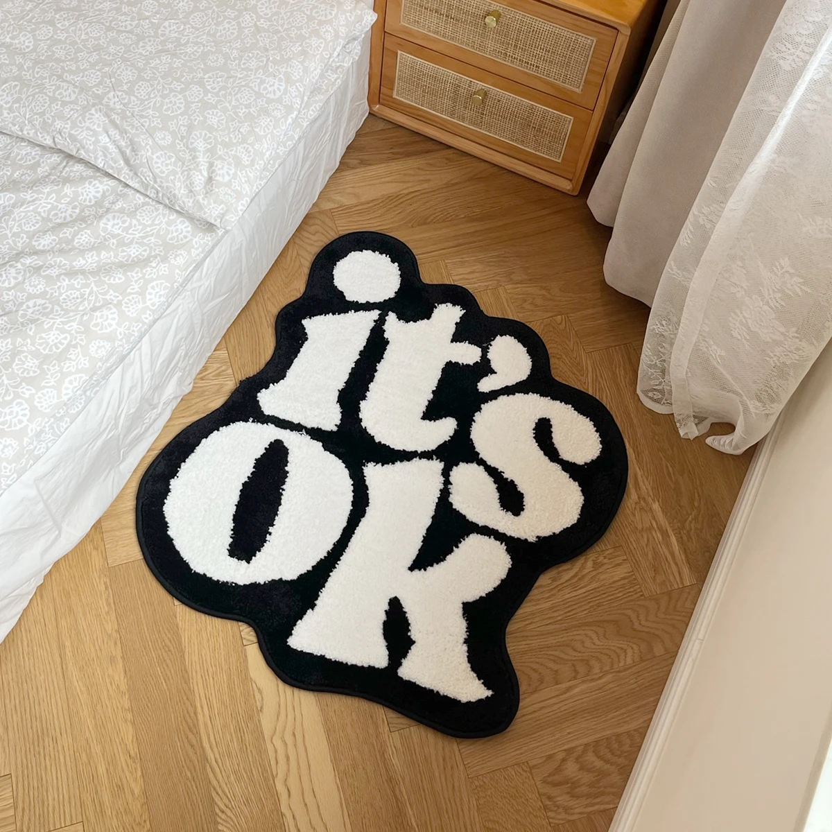 It's OK Rug Handmade Fluffy Plush Tufted Living Room for Bedroom Dorm Suitable for Room Decor Housewarming Gift
It's OK Rug Handmade Fluffy Plush Tufted Living Room for Bedroom Dorm Suitable for Room Decor Housewarming Gift