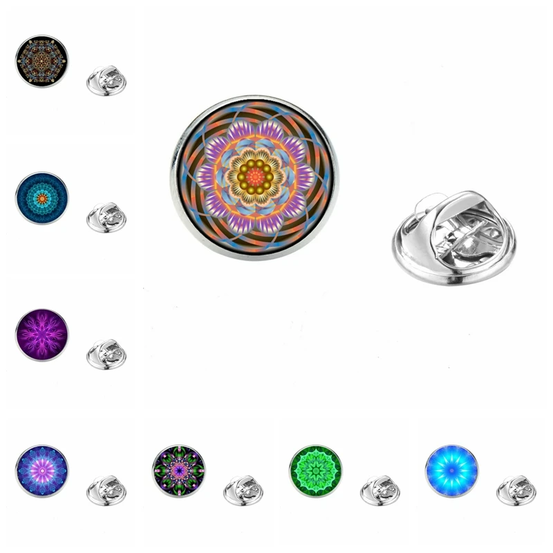 Punk Style Fashion 20mm Glass Cabochon Spur Brooch Mandala Pattern Badge Men and Women Brooch Gift Jewelry
Punk Style Fashion 20mm Glass Cabochon Spur Brooch Mandala Pattern Badge Men and Women Brooch Gift Jewelry
