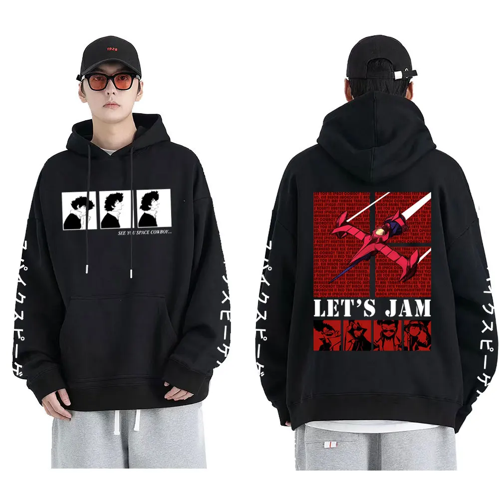 Japanese Anime Spike Spiegel Cowboy Bebop Hoodie Fashion Cartoon Graphics Unisex Oversized Streetwear Men Women Loose Sweatshirt
Japanese Anime Spike Spiegel Cowboy Bebop Hoodie Fashion Cartoon Graphics Unisex Oversized Streetwear Men Women Loose Sweatshirt