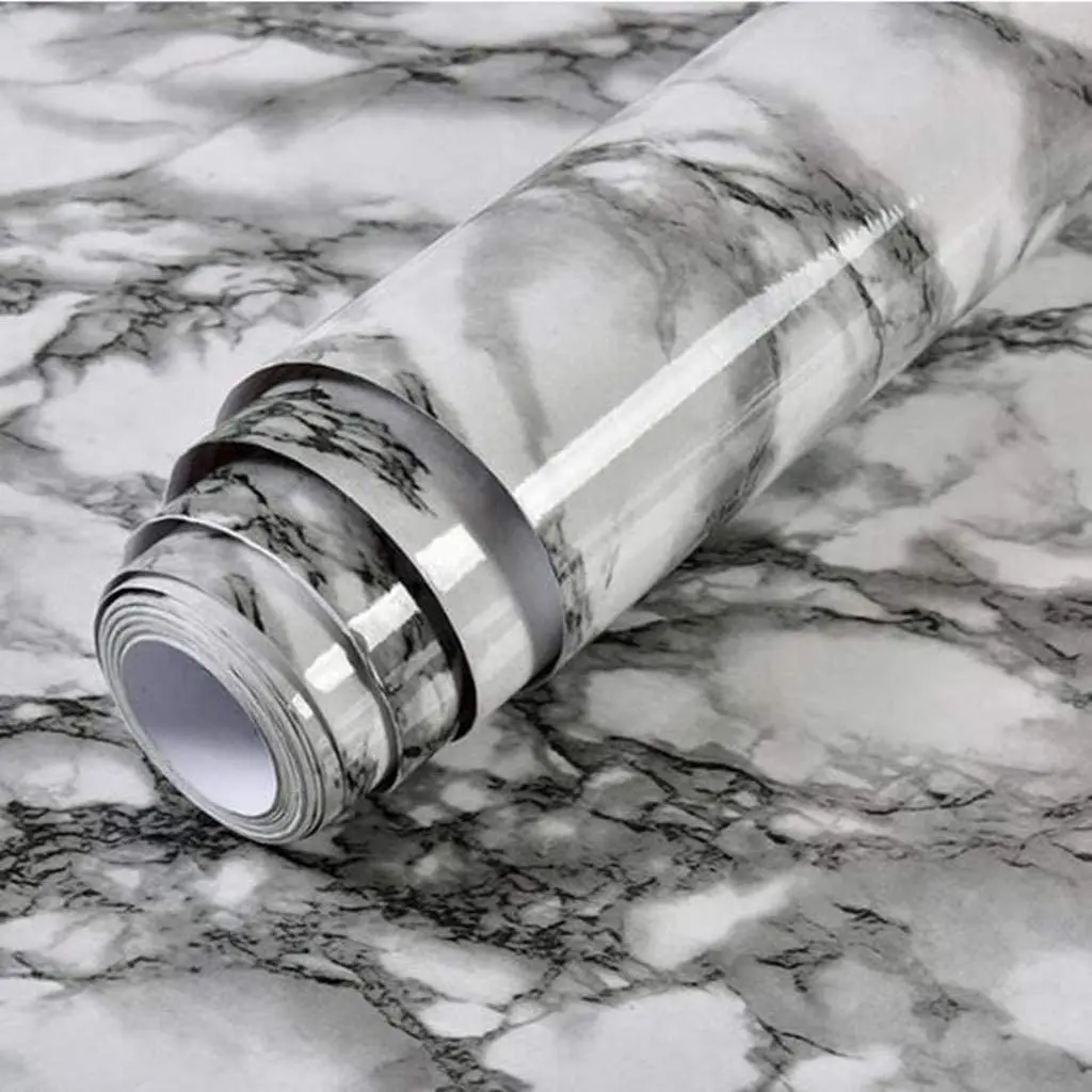 Kitchen Wallpaper, Marble Vinyl Waterproof Self Adhesive Wall Stickers, Peel and Stick, Decorative Film Decor Home Improvement
Kitchen Wallpaper, Marble Vinyl Waterproof Self Adhesive Wall Stickers, Peel and Stick, Decorative Film Decor Home Improvement