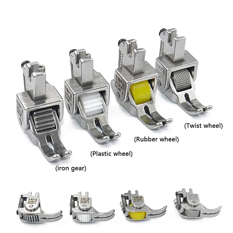Multifunctional Sewing Machine Foot Presser Roller Foot Replace For Leather Thick Fabric Stitching Sewing Machine Accessories
Multifunctional Sewing Machine Foot Presser Roller Foot Replace For Leather Thick Fabric Stitching Sewing Machine Accessories