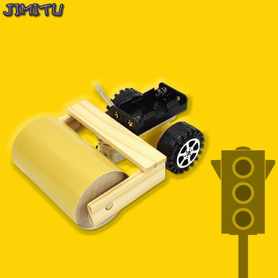 DIY Roller Car Children Science Education Toy Electronic kit Technology Invention Physical Toy Creative Assembly Model Gift
DIY Roller Car Children Science Education Toy Electronic kit Technology Invention Physical Toy Creative Assembly Model Gift