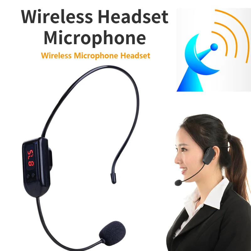Wireless Microphone Wireless Fm Microphone Radio FM Headset Handsfree Megaphone Mic For Loudspeaker Teaching Tour Guide Sale
Wireless Microphone Wireless Fm Microphone Radio FM Headset Handsfree Megaphone Mic For Loudspeaker Teaching Tour Guide Sale
