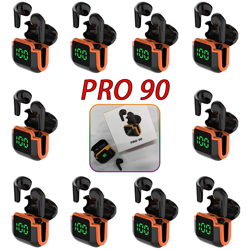 

5/10PCS Pro 90 TWS Bluetooth Earphones Wireless Headset Sport HiFi Headphones Gaming Smart Earbuds V5.3 Stero PK F9-5C M90 Pro