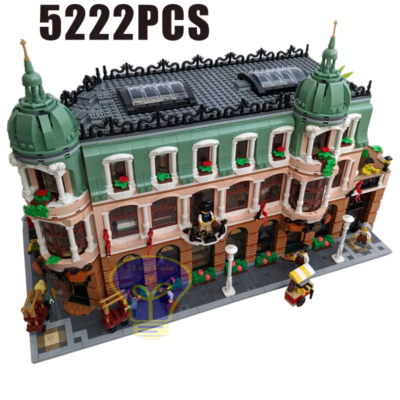 2022 NEW city series Boutique Hotel model buiding kit block self-locking bricks birthday Christmas gift compatible with 10297
2022 NEW city series Boutique Hotel model buiding kit block self-locking bricks birthday Christmas gift compatible with 10297