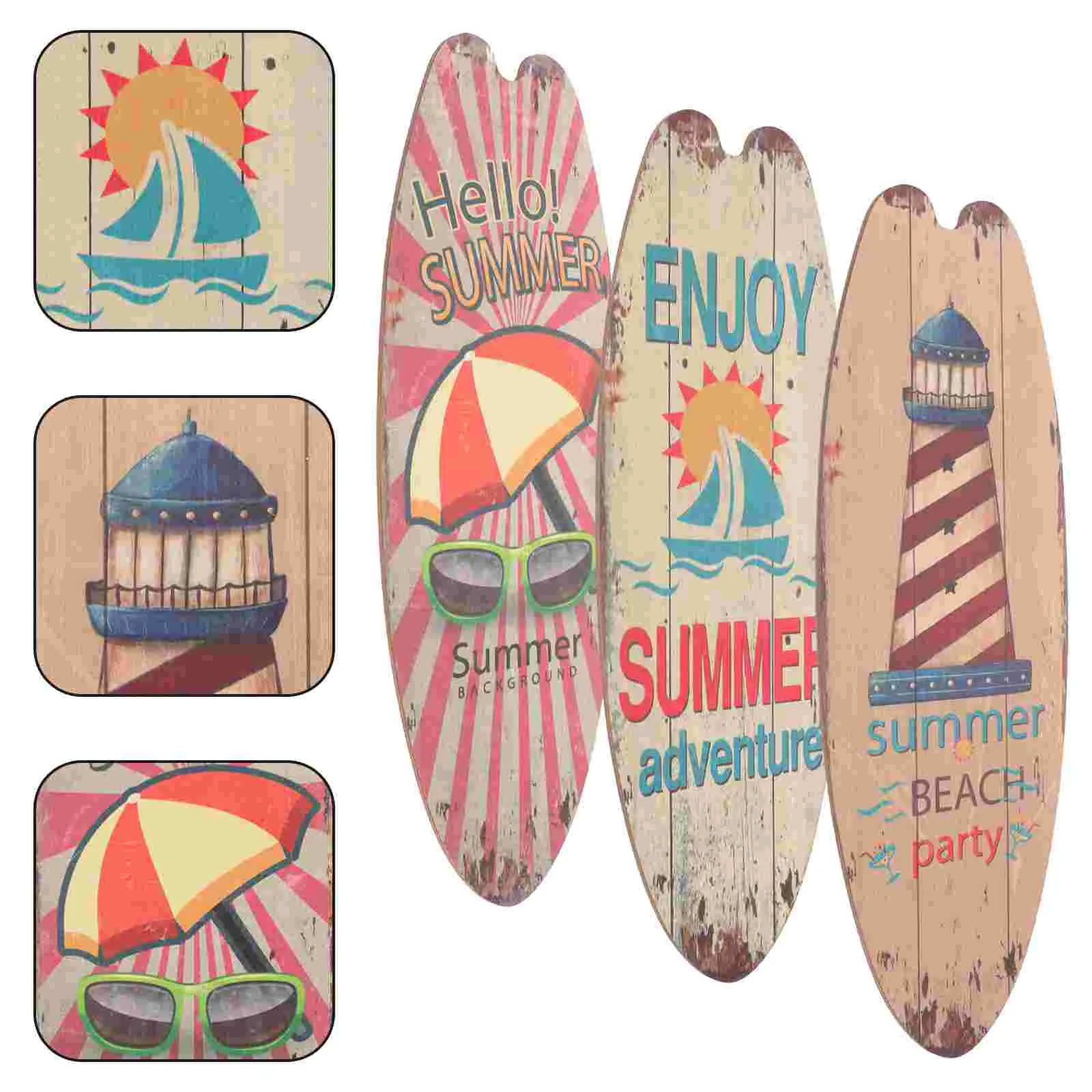 Summer Themed Wall Decor Decorative Ornament Home Hanging Adornment Plaque Marine Style
Summer Themed Wall Decor Decorative Ornament Home Hanging Adornment Plaque Marine Style