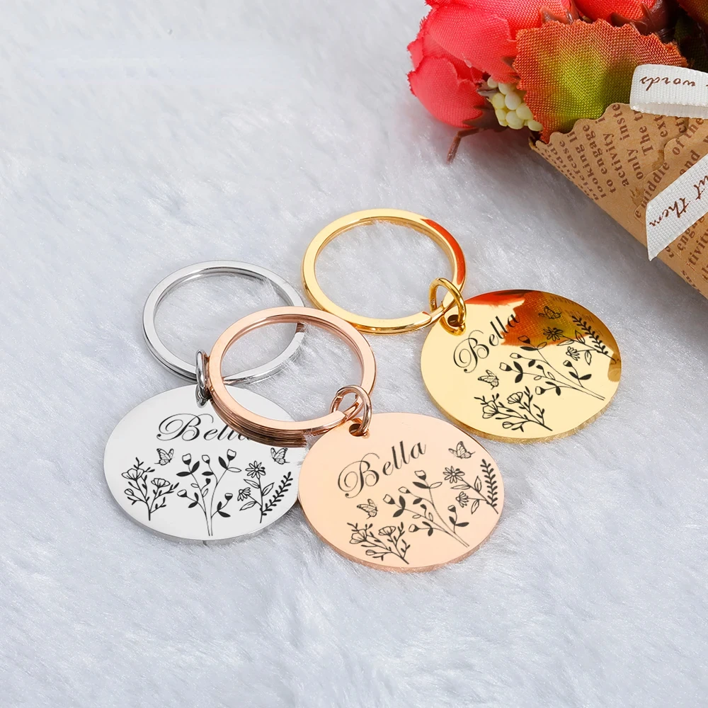 

Personalized Pet Dog Tags Shiny Steel Free Engraving Kitten Puppy Anti-lost Collars Tag for Dog Cat Nameplate Pet Accessoires