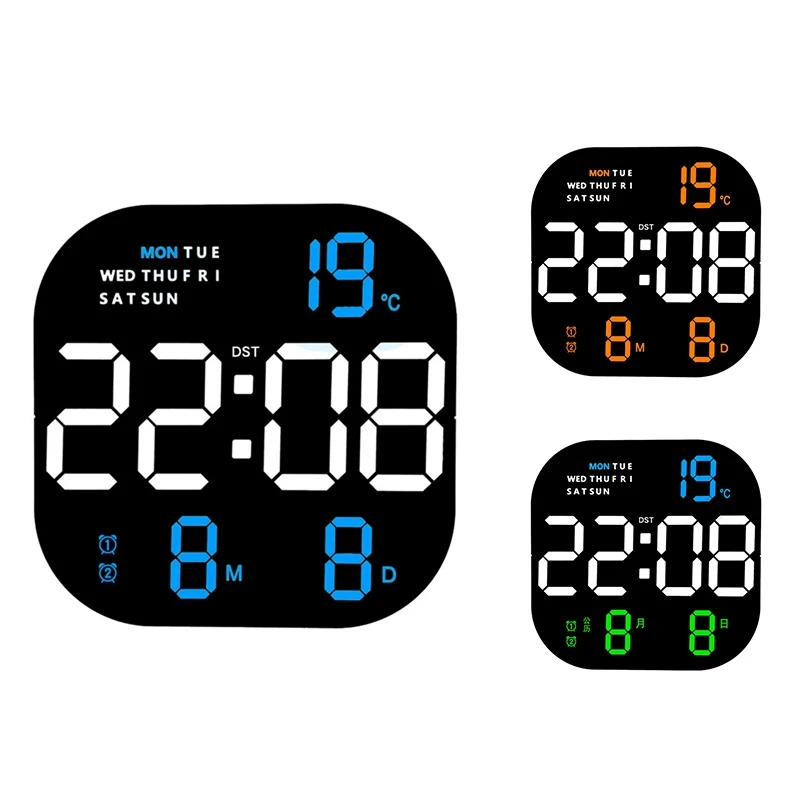 Digital Desk Alarm Clock LED Screen Display Modern Bedroom Bedside Clock LED Clocks For Home Office Decoration
Digital Desk Alarm Clock LED Screen Display Modern Bedroom Bedside Clock LED Clocks For Home Office Decoration