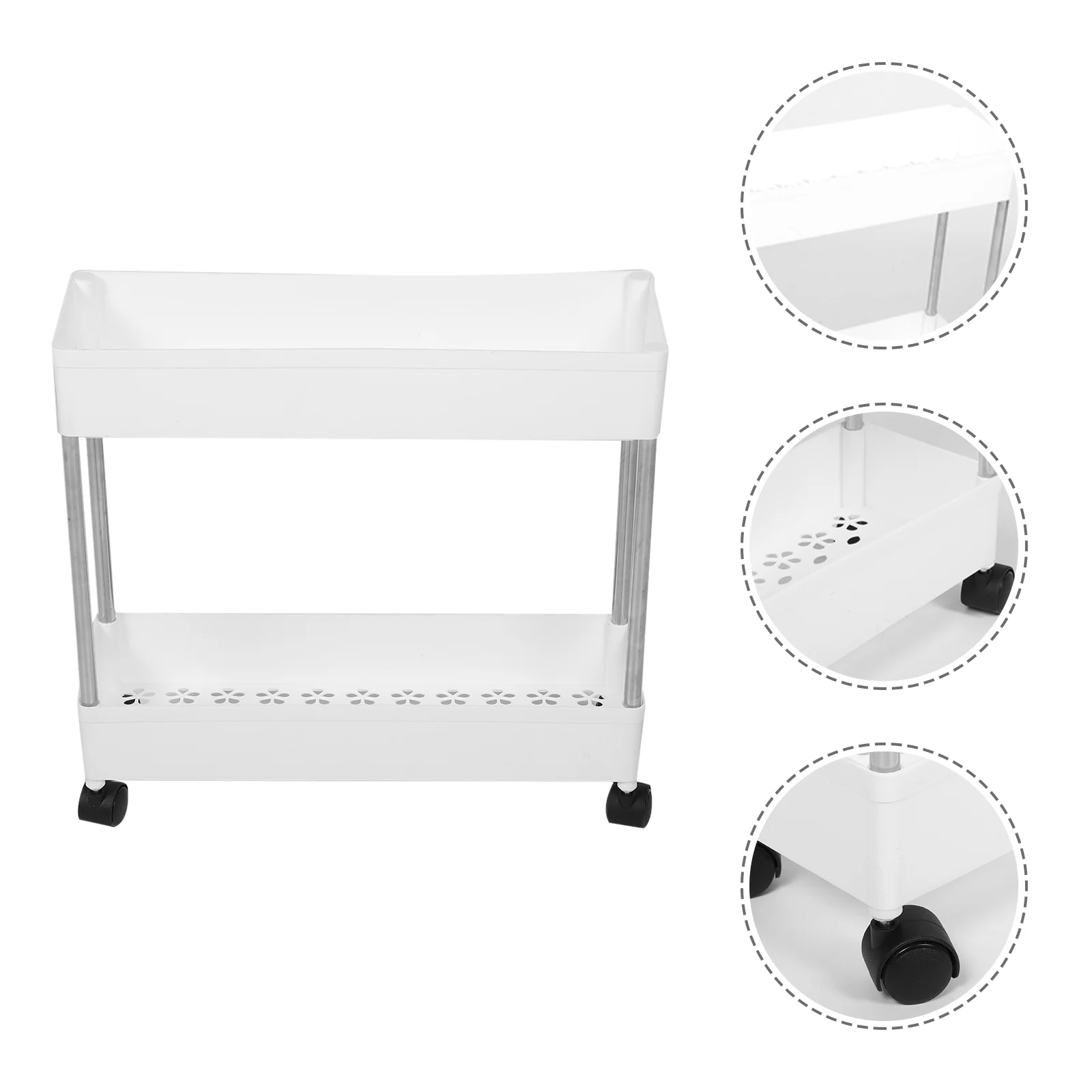 Portable Drawers Floor Trolley Kitchen Storage Rack Movable Car Home Stand White Multi-layer Office
Portable Drawers Floor Trolley Kitchen Storage Rack Movable Car Home Stand White Multi-layer Office