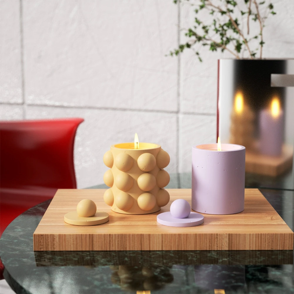 Bubble Candle Vessel Silicone Mold DIY Candle Jar Molds for Cement Concrete Candle Holder Mould Handmade Decoration Tools
Bubble Candle Vessel Silicone Mold DIY Candle Jar Molds for Cement Concrete Candle Holder Mould Handmade Decoration Tools