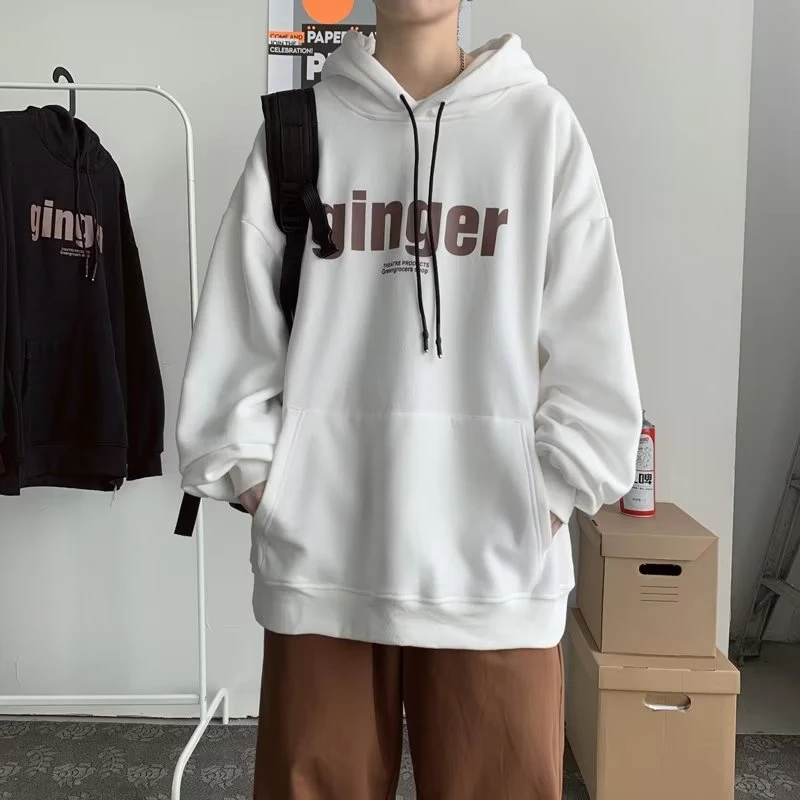 Youth Fashion Hoodie Sweatshirts High Quality Versatile Print Drawstring Pullover Students
Youth Fashion Hoodie Sweatshirts High Quality Versatile Print Drawstring Pullover Students