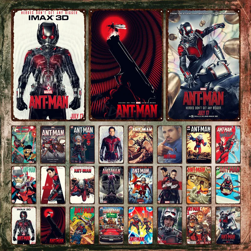 Металлический плакат Marvel «муравьиный человек» на основе комиксов Marvel, металлические знаки, жестяные знаки, табличка из фильма Marvel, железная...
Металлический плакат Marvel «муравьиный человек» на основе комиксов Marvel, металлические знаки, жестяные знаки, табличка из фильма Marvel, железная...