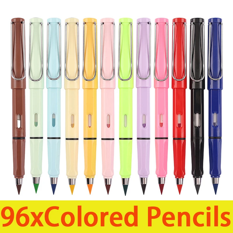 96Pcs Colorful Unlimited Writing Pencil No Ink Pen Magic Pencils Painting Supplies Novelty Gifts Stationery
96Pcs Colorful Unlimited Writing Pencil No Ink Pen Magic Pencils Painting Supplies Novelty Gifts Stationery