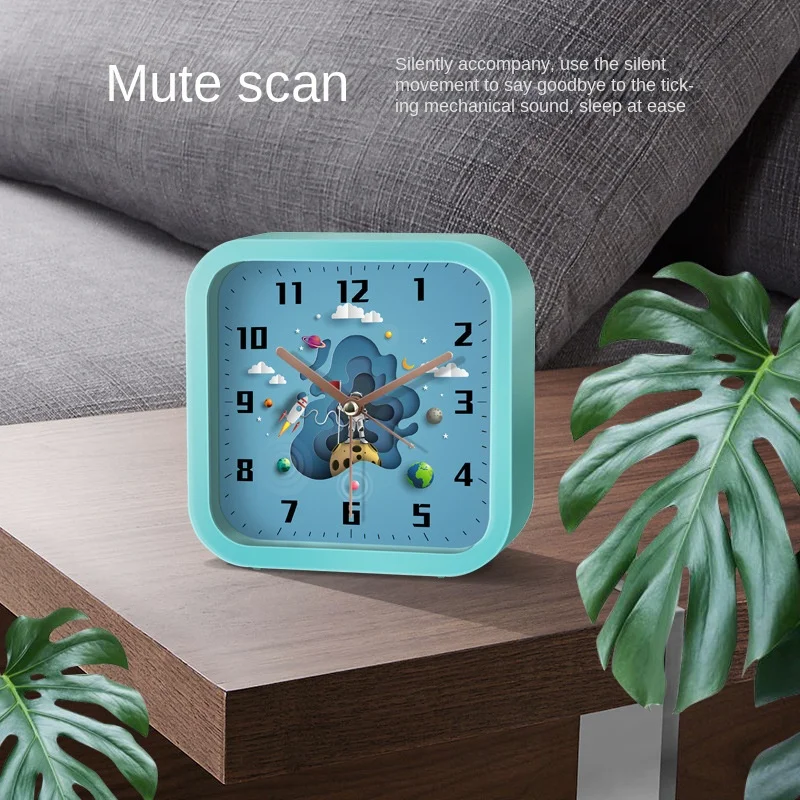 Starry sky space astronaut student special children boy cartoon small alarm clock simple bedside mute clock clock
Starry sky space astronaut student special children boy cartoon small alarm clock simple bedside mute clock clock