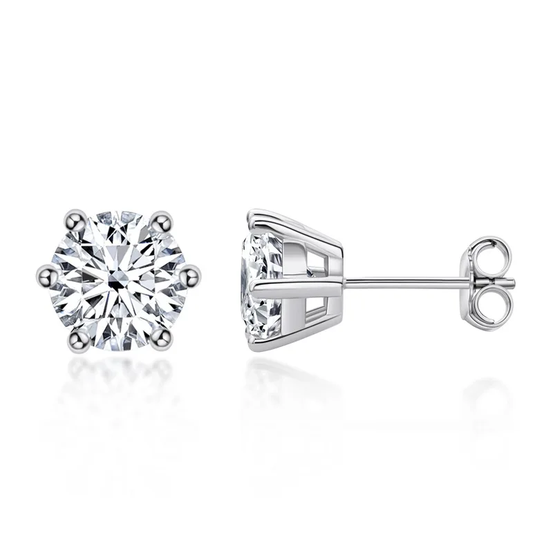 Top Quality 100% S925 Sterling Silver 2CT D Color Moissanite Earring For Woman Party Gift White Gold Plated Fine Jewelry
Top Quality 100% S925 Sterling Silver 2CT D Color Moissanite Earring For Woman Party Gift White Gold Plated Fine Jewelry
