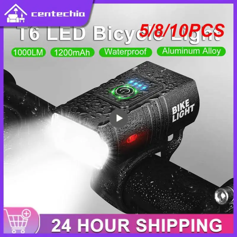 5/8/10PCS 1000LM Bicycle Portable Headlight Bike Headlamp Lighting USB Rechargeable Front Back Rear Taillight Cycling Safety
5/8/10PCS 1000LM Bicycle Portable Headlight Bike Headlamp Lighting USB Rechargeable Front Back Rear Taillight Cycling Safety