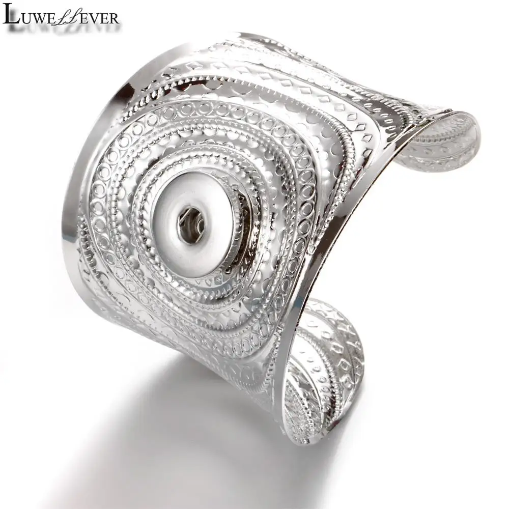 Big 216 Exaggerated Flowers Arm Cuff Armlet Armband Bangle Fit 12mm 18mm Snap Button Bracelet Jewelry For Women Gift
Big 216 Exaggerated Flowers Arm Cuff Armlet Armband Bangle Fit 12mm 18mm Snap Button Bracelet Jewelry For Women Gift