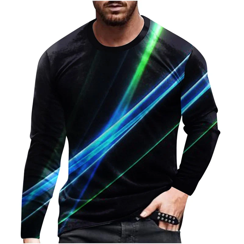 European And American Popular Leisure Men's Sports 3d Printing T Shirt Casual Long Sleeve T Shirts Sport Fitness Tees Top Male
European And American Popular Leisure Men's Sports 3d Printing T Shirt Casual Long Sleeve T Shirts Sport Fitness Tees Top Male