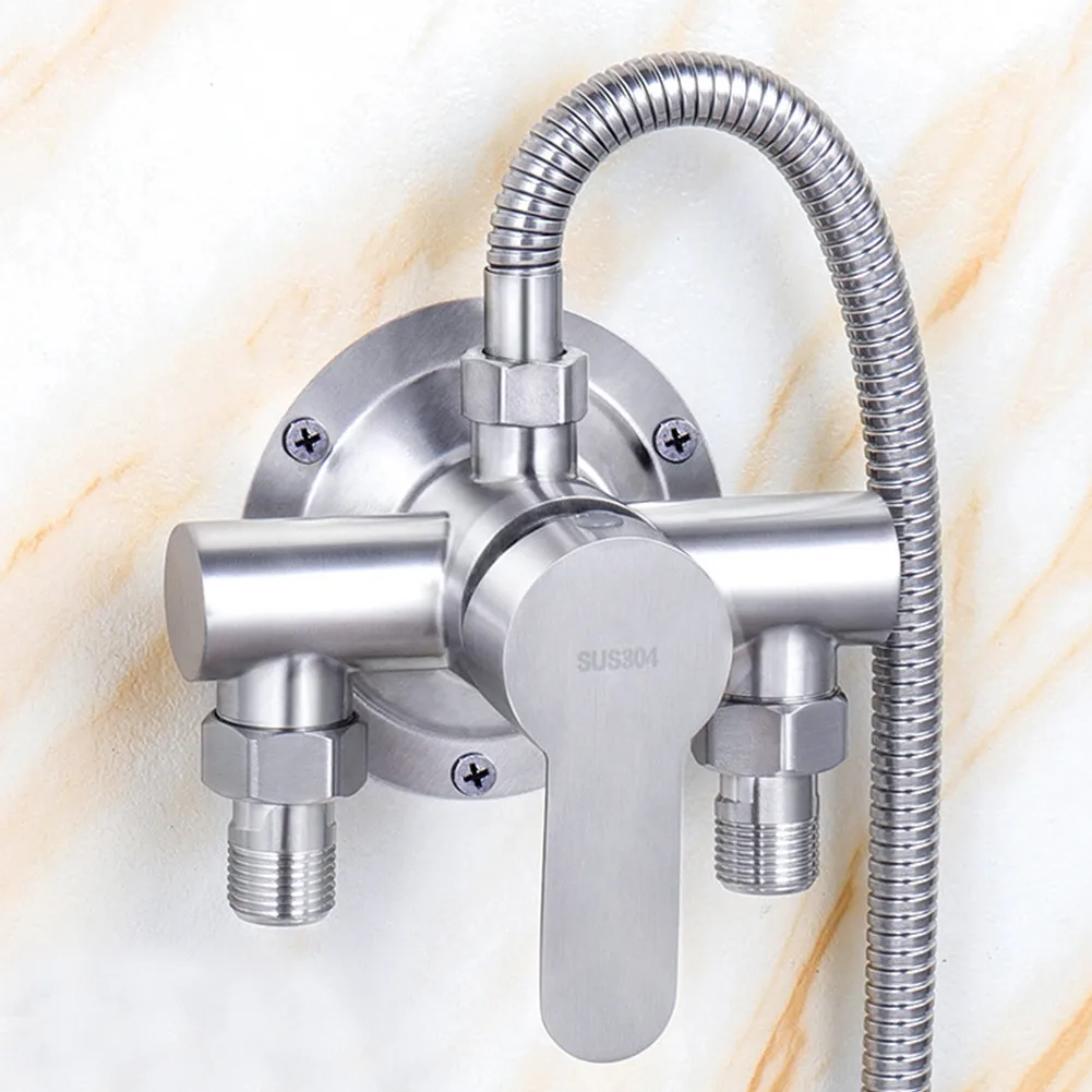 304 Stainless Steel Hot And Cold Mixing Valve Open Shower Faucet Water Heater Switch Mixing Valve Bathroom Bathtub Faucets
304 Stainless Steel Hot And Cold Mixing Valve Open Shower Faucet Water Heater Switch Mixing Valve Bathroom Bathtub Faucets