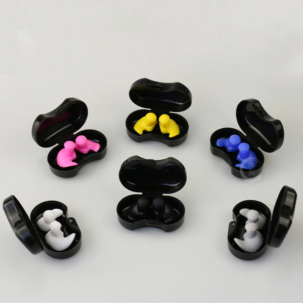 

Swimming Earplugs Silicone Soft Ear Plugs Waterproof Spiral Diving Earplugs Surfing Diving Accessories For Adults High Quality