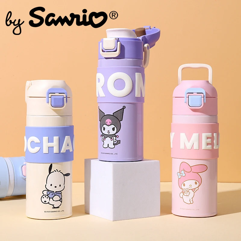 Sanrio My Melody Cinnamoroll Kuromi бутылка для воды, термос, бутылка, изолирующая чашка 400 мл, аниме Kawaii, милая, летняя, портативная, для путешествий 
Sanrio My Melody Cinnamoroll Kuromi бутылка для воды, термос, бутылка, изолирующая чашка 400 мл, аниме Kawaii, милая, летняя, портативная, для путешествий