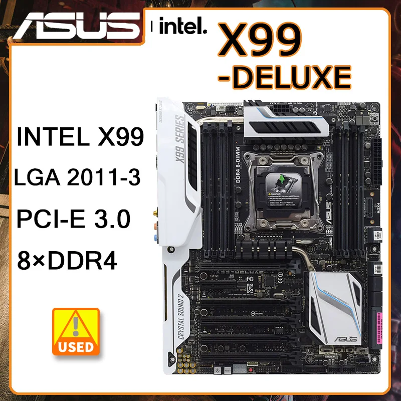 Материнская плата X99 LGA 2011-3 для Intel Xeon E5-1620-v3 cpus ASUS, системная плата DDR4 64 ГБ SATA III USB3.0 PCI-E 3,0 M.2 
Материнская плата X99 LGA 2011-3 для Intel Xeon E5-1620-v3 cpus ASUS, системная плата DDR4 64 ГБ SATA III USB3.0 PCI-E 3,0 M.2