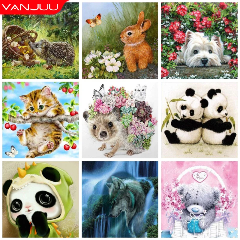 Cats 5D DIY Diamond Painting Panda Diamond Mosaic Animals Rhinestone Embroidery Home Decor
Cats 5D DIY Diamond Painting Panda Diamond Mosaic Animals Rhinestone Embroidery Home Decor