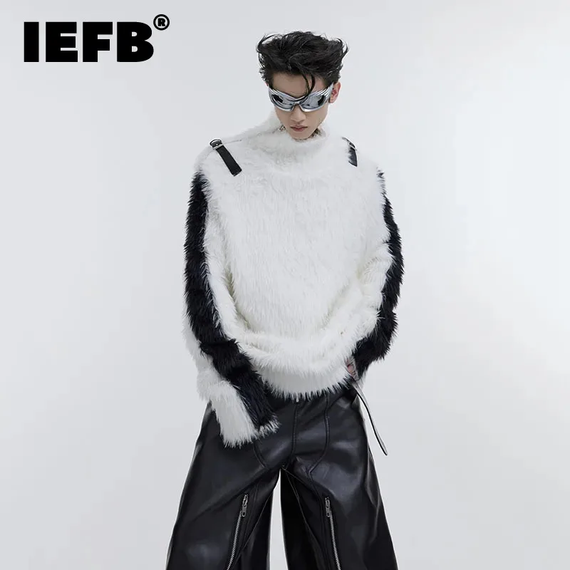 IEFB трендовый мужской свитер нишевая металлическая молния дизайн анти норковая шерсть вязаная одежда пояс украшение свободные зимние мужские пуловеры 9C3104
IEFB трендовый мужской свитер нишевая металлическая молния дизайн анти норковая шерсть вязаная одежда пояс украшение свободные зимние мужские пуловеры 9C3104