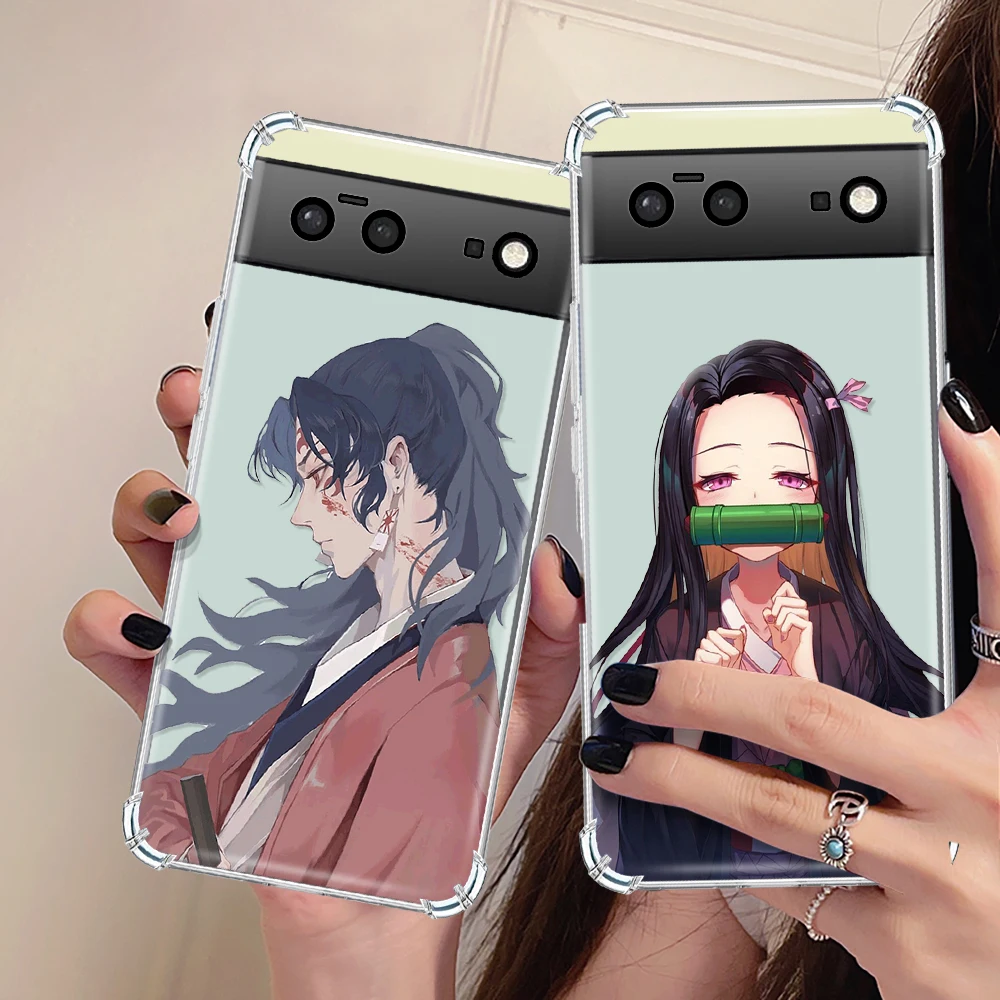 Demon Slayer Fundas Case for Pixel 7Pro 7 Silicone Back Shell Covers for Google 6a 6 6Pro Shockproof Transparent Soft TPU
Demon Slayer Fundas Case for Pixel 7Pro 7 Silicone Back Shell Covers for Google 6a 6 6Pro Shockproof Transparent Soft TPU