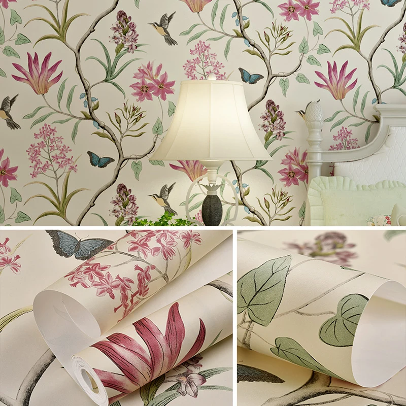 Self Adhesive Floral Bird Wallpaper Modern Pink Flower Wallpaper Living Room Bedroom Kitchen Bathroom Wall Paper Home Decoration
Self Adhesive Floral Bird Wallpaper Modern Pink Flower Wallpaper Living Room Bedroom Kitchen Bathroom Wall Paper Home Decoration