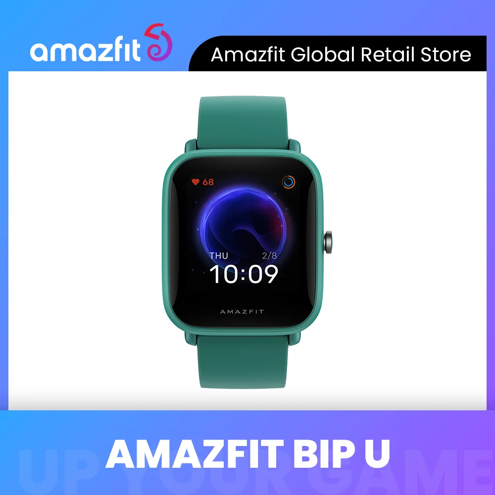 

New Original Amazfit Bip U 1.43'' Color Display Fitness Track Smartwatch 5ATM Waterproof Sleep Monitoring for Android for IOS