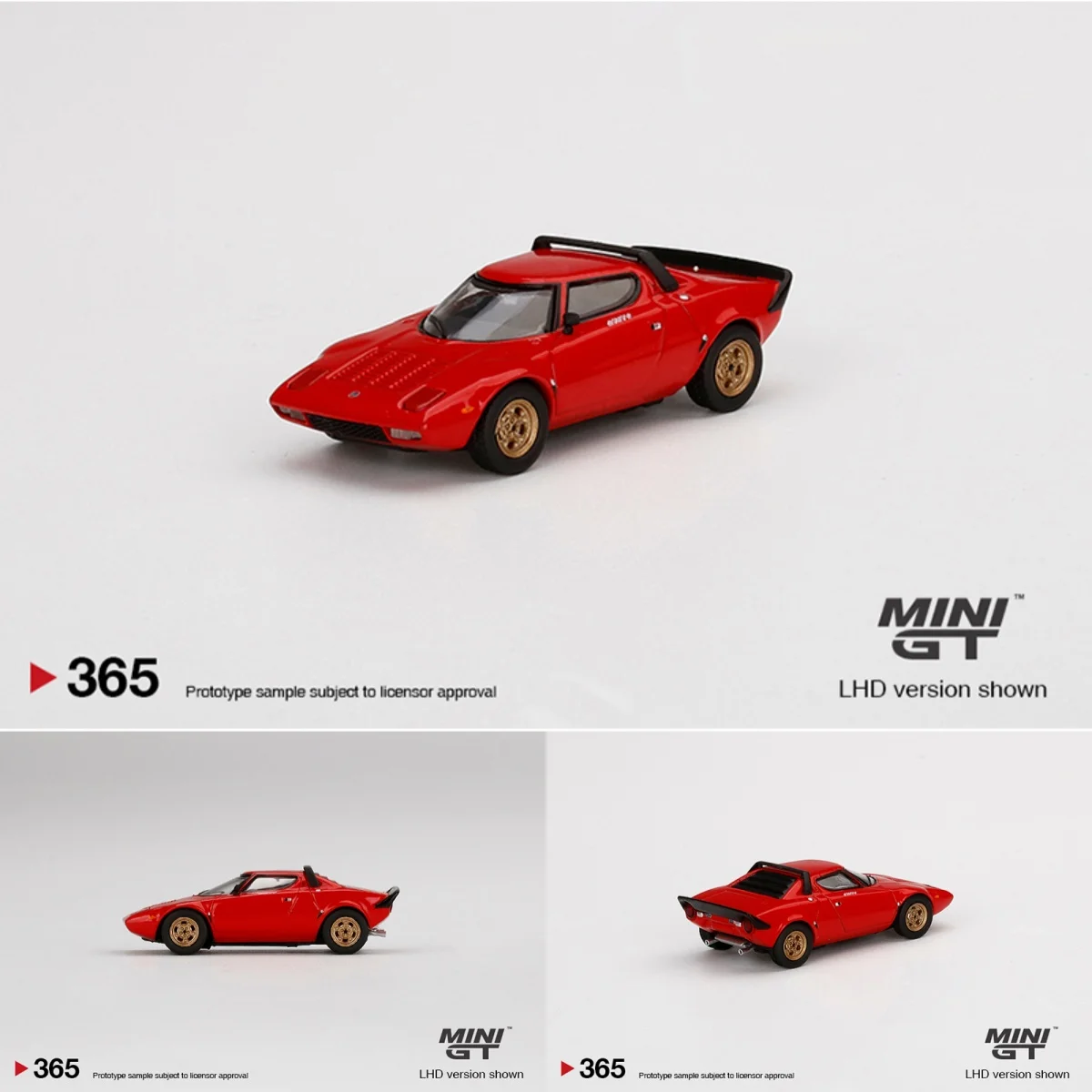 

MINI GT 1/64 Lancia Stratos HF Stradale Rosso Arancio Diecast Car Model