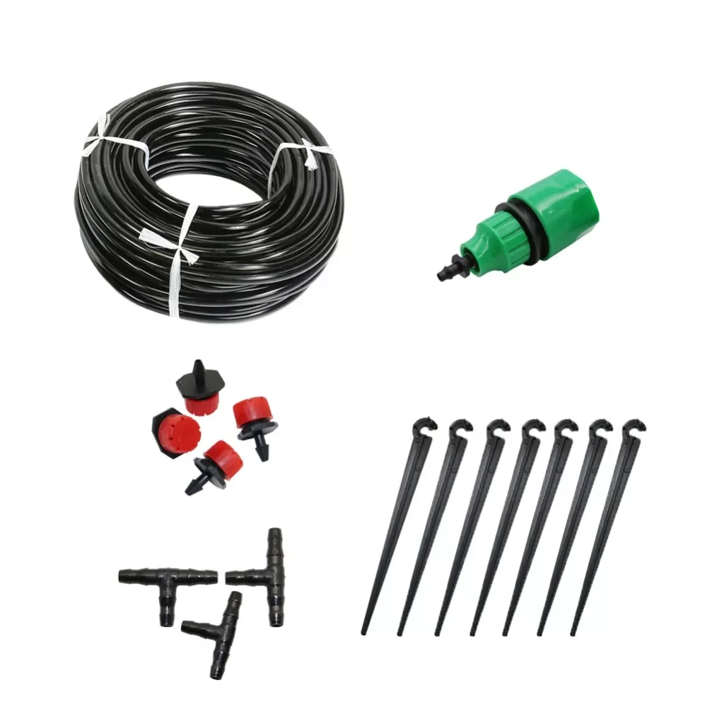 5m/10m/20m Hose watering kit Garden Automatic Pouring Drip Irrigation System Adjustable Dripper Home Irrigation Kit 
5m/10m/20m Hose watering kit Garden Automatic Pouring Drip Irrigation System Adjustable Dripper Home Irrigation Kit