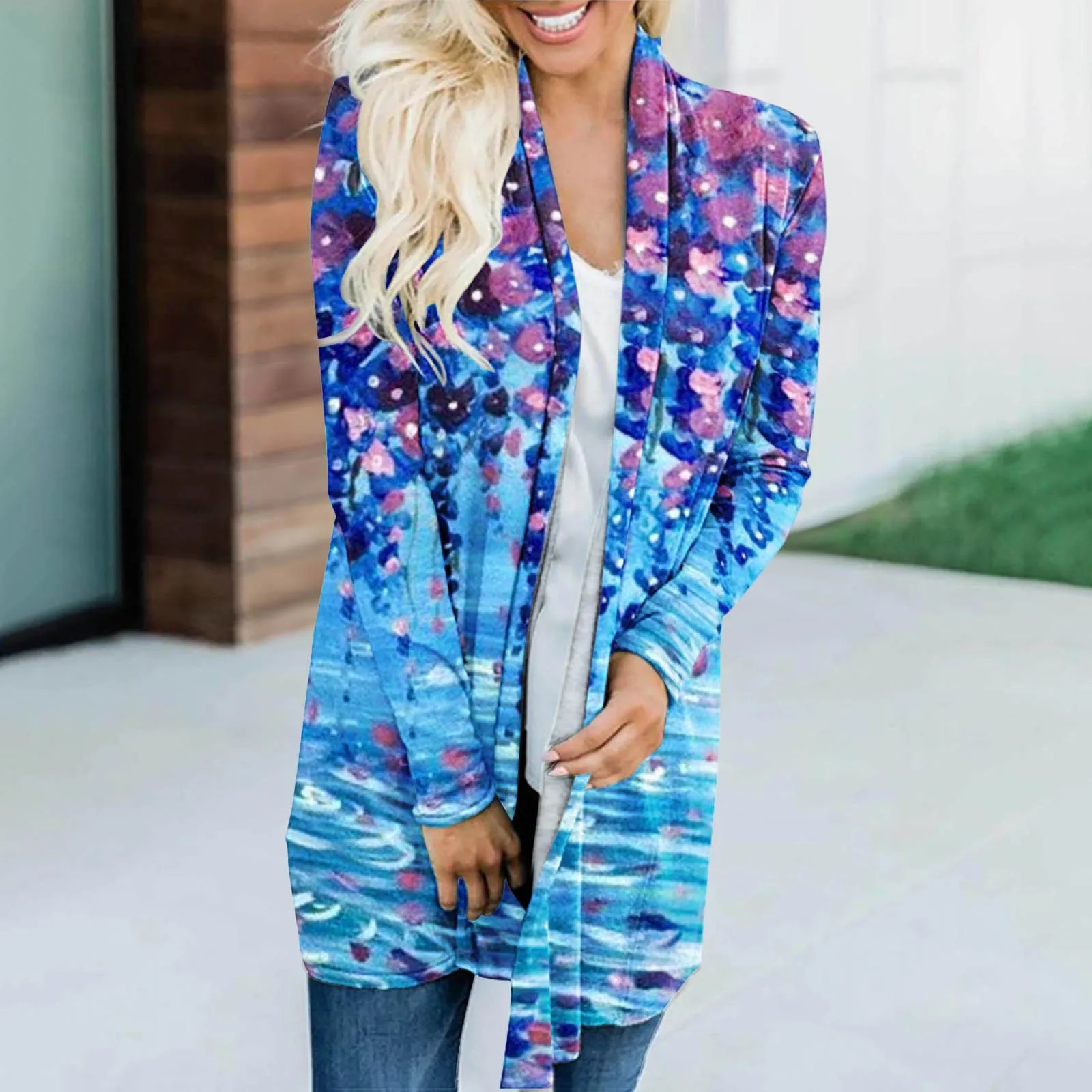 Women Cotton Cardigan Printing Women Long Sleeved Cardigan Casual Women Coat J Cardigan
Women Cotton Cardigan Printing Women Long Sleeved Cardigan Casual Women Coat J Cardigan